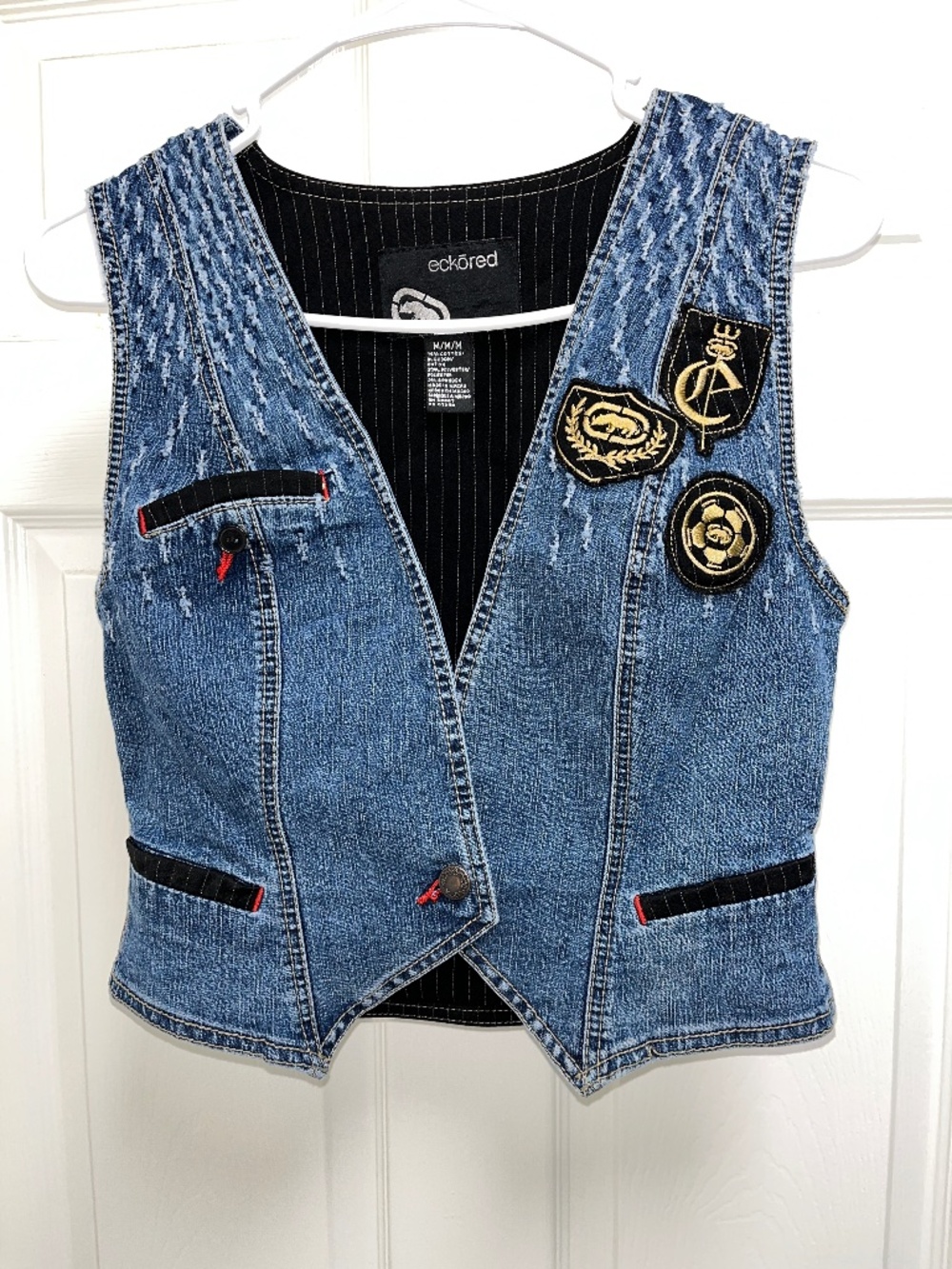 Eckored Women's Denim Vest (M/M/M) and Skirt 7 - Picture 5 of 15